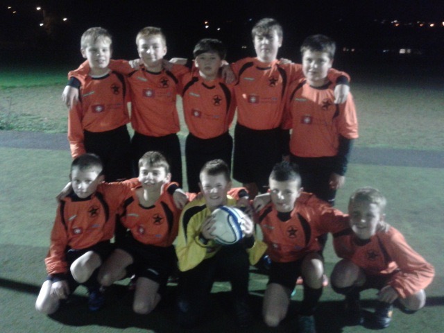 U12s in their new kit for 2013/2014