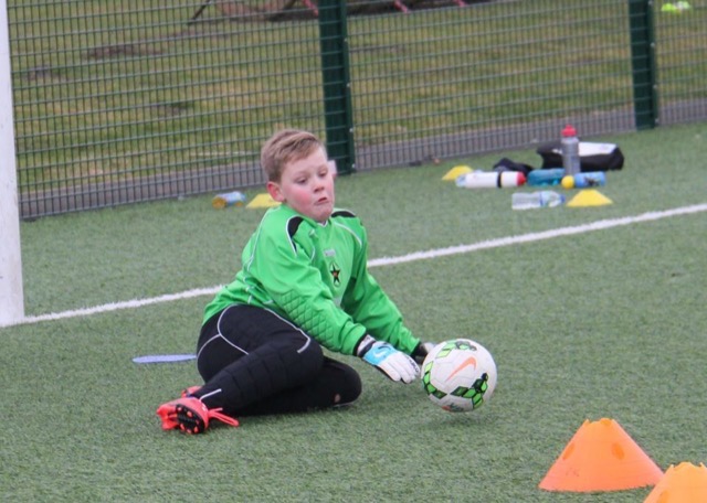 Goalkeeper training