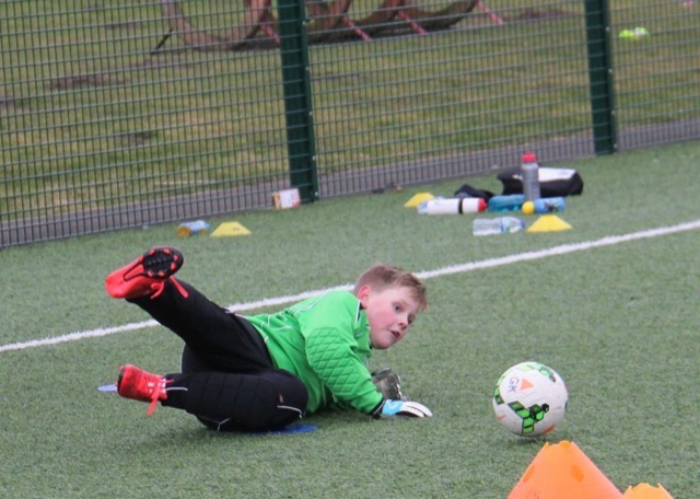 Goalkeeper training