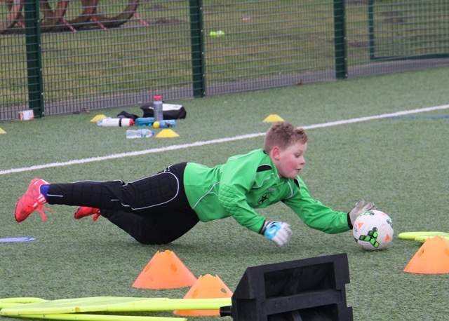 Goalkeeper training